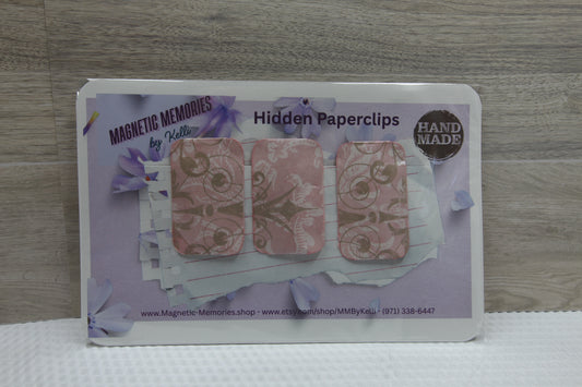 Set of 3 - Handmade Hidden Paperclips