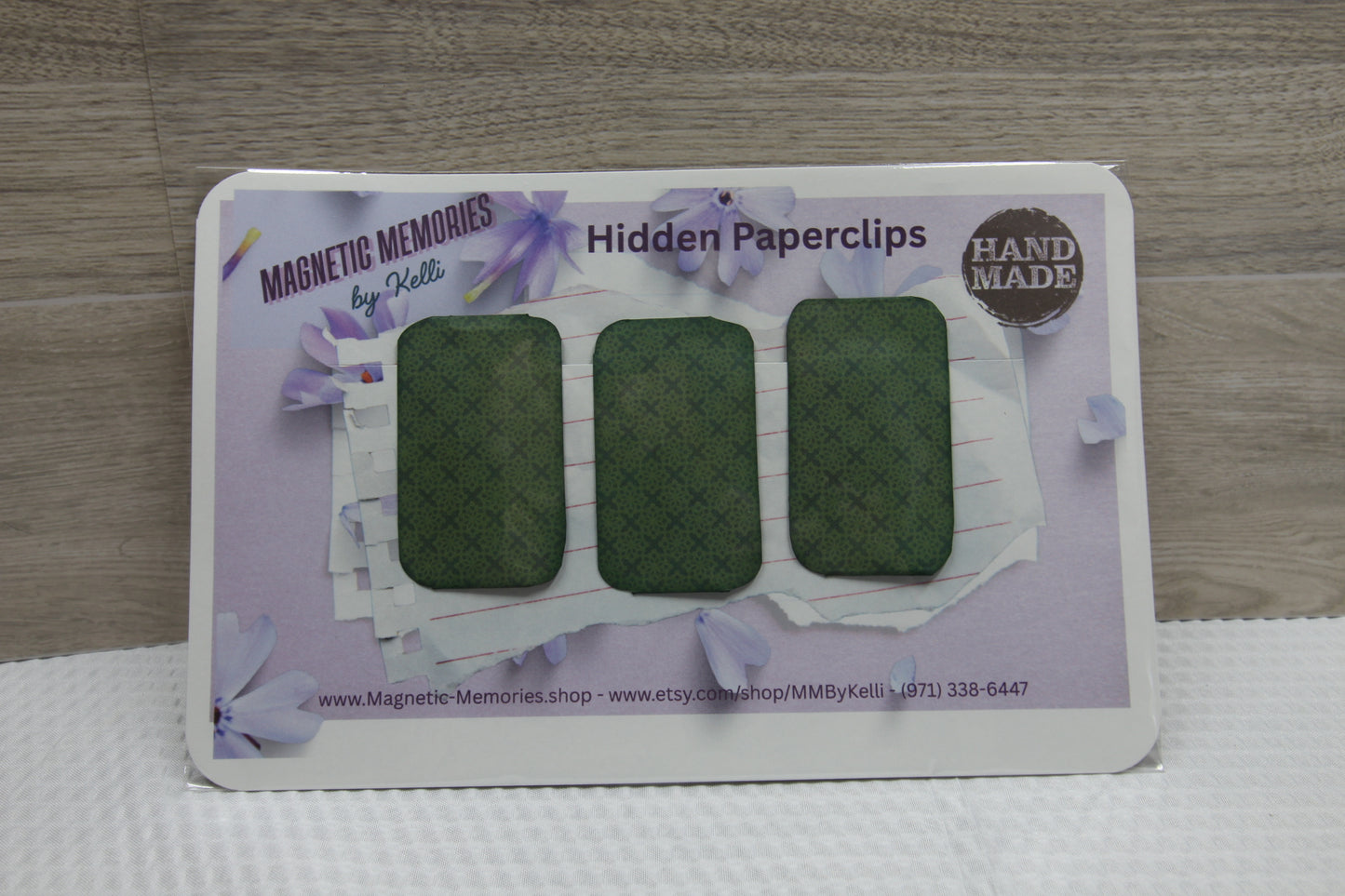 Set of 3 - Handmade Hidden Paperclips