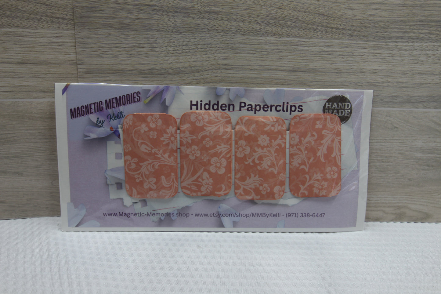 Set of 4 - Handmade Hidden Paperclips