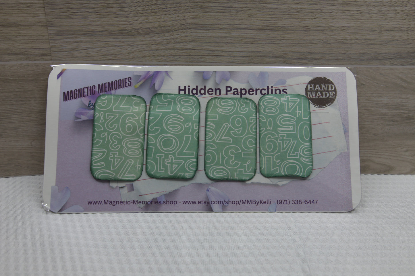 Set of 4 - Handmade Hidden Paperclips