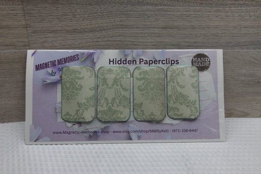 Set of 4 - Handmade Hidden Paperclips