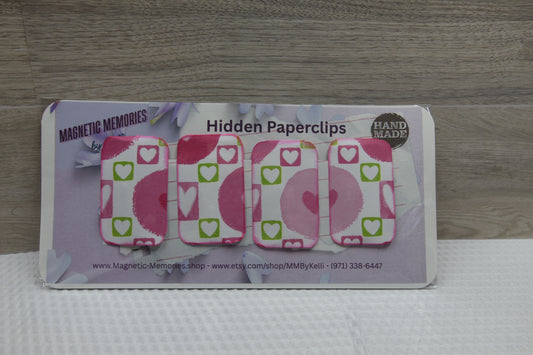 Set of 4 - Handmade Hidden Paperclips