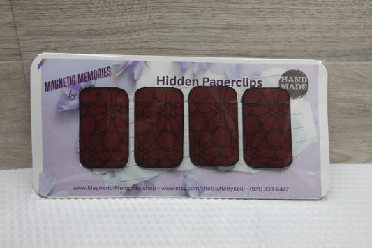 Set of 4 - Handmade Hidden Paperclips