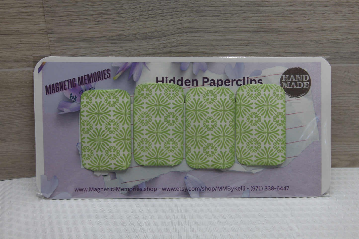 Set of 4 - Handmade Hidden Paperclips