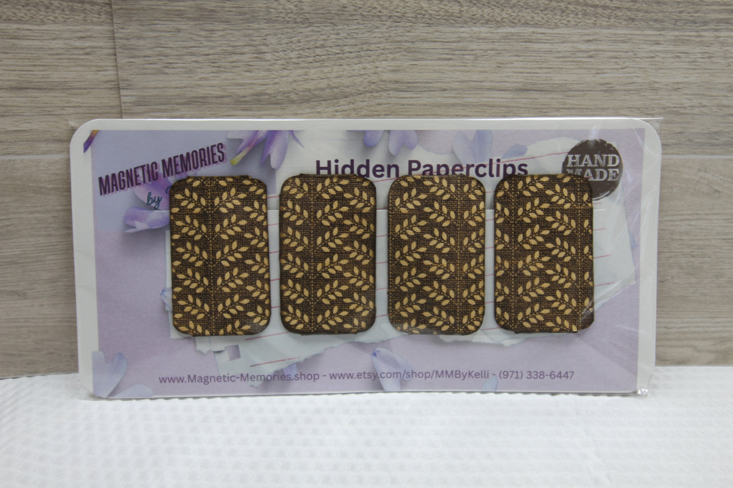 Set of 4 - Handmade Hidden Paperclips