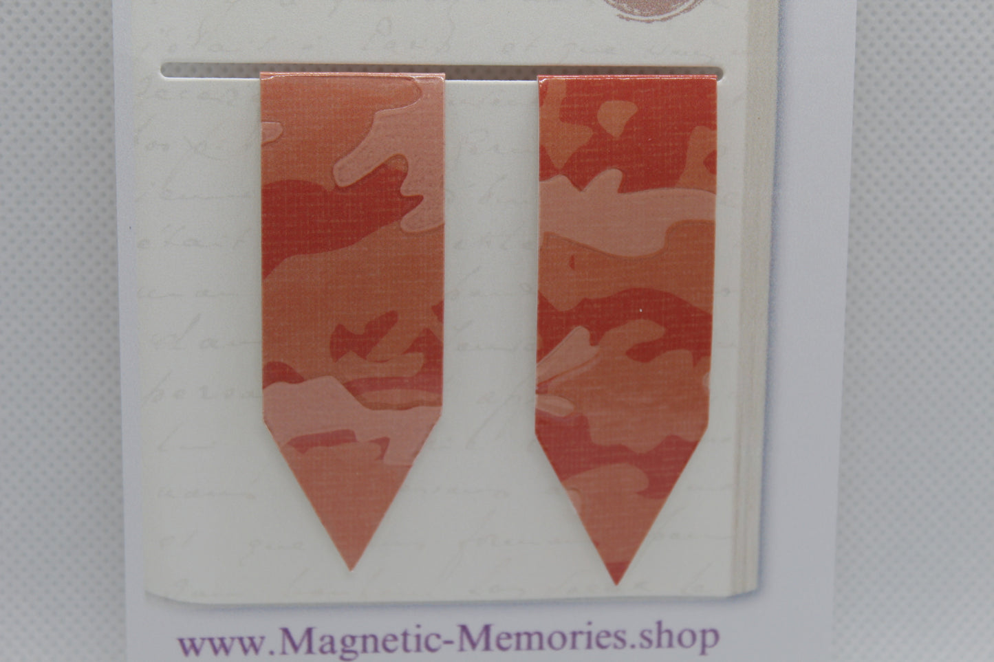 Handmade Magnetic Bookmark / Darts - Large 2.5"