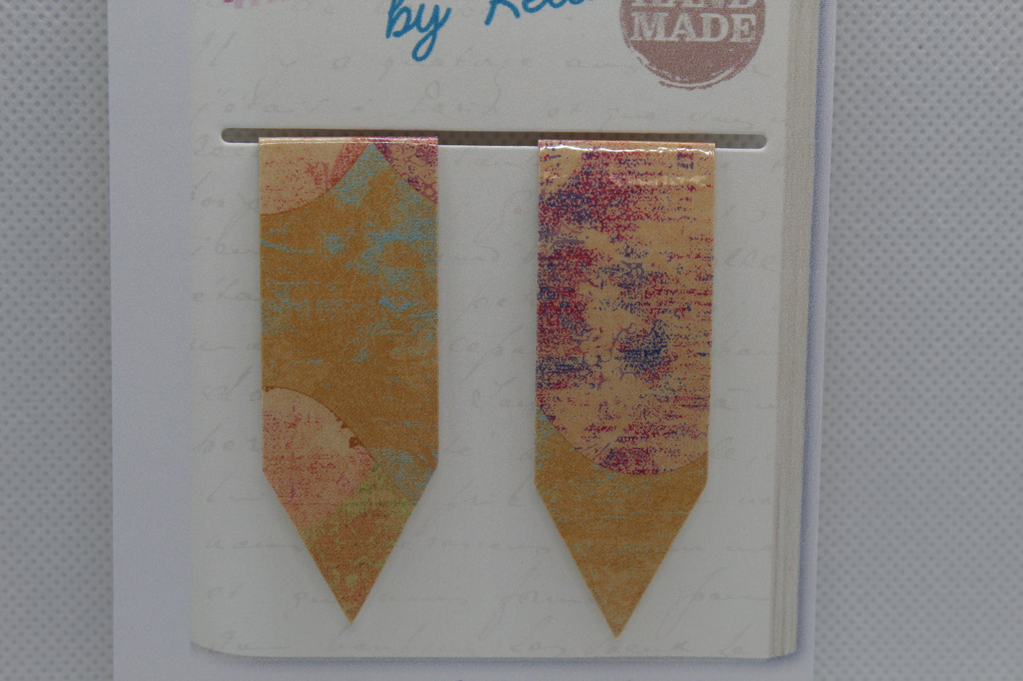 Handmade Magnetic Bookmark / Darts - Large 2.5"