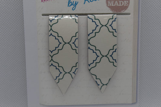 Handmade Magnetic Bookmark / Darts - Large 2.5"