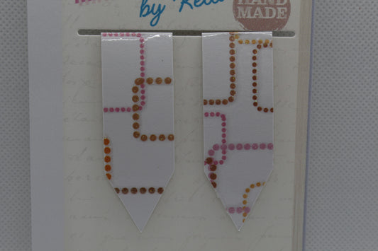 Handmade Magnetic Bookmark / Darts - Large 2.5"