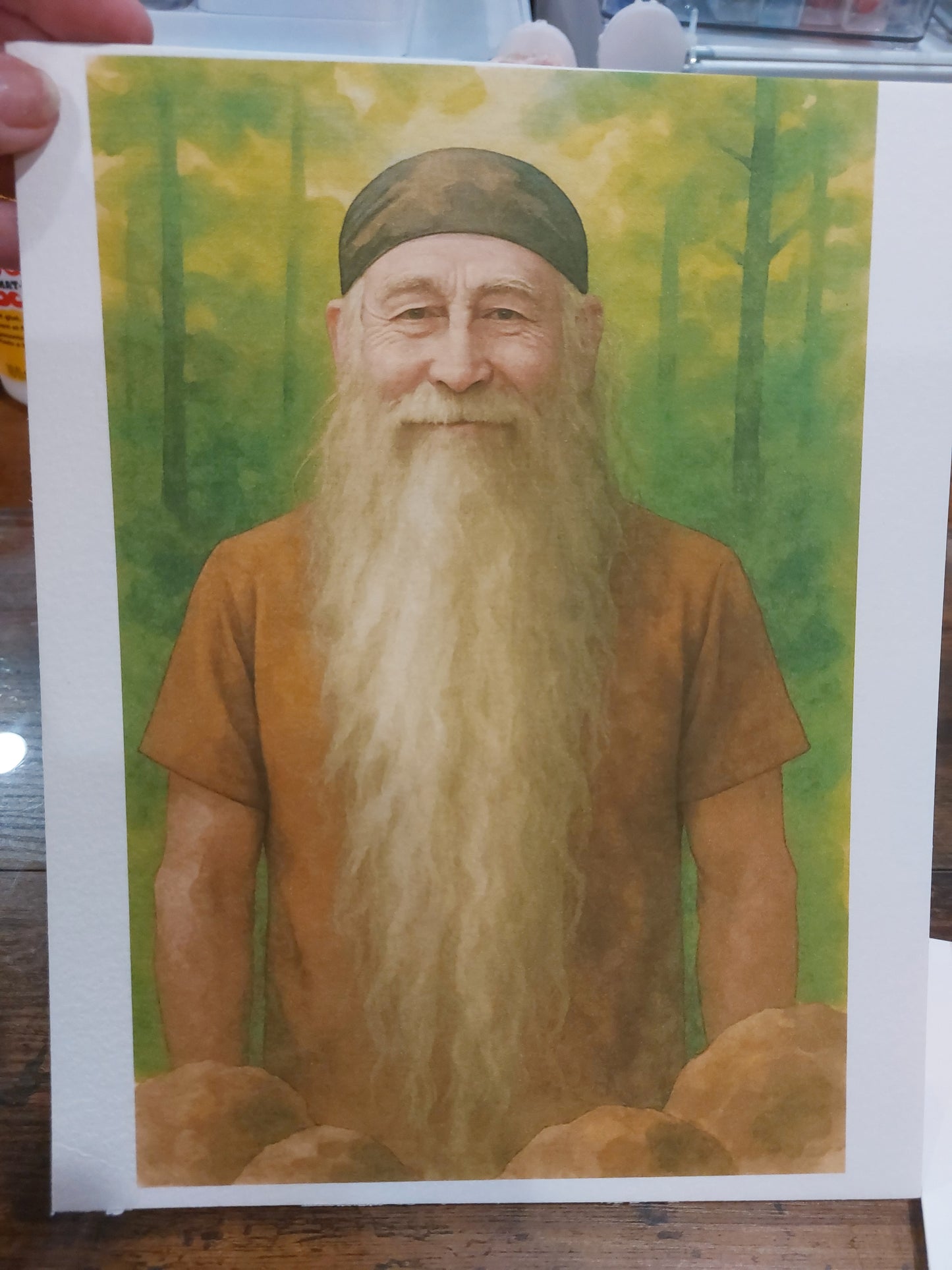 Custom Watercolor Portrait 8" x 10" – Made from Your Photo