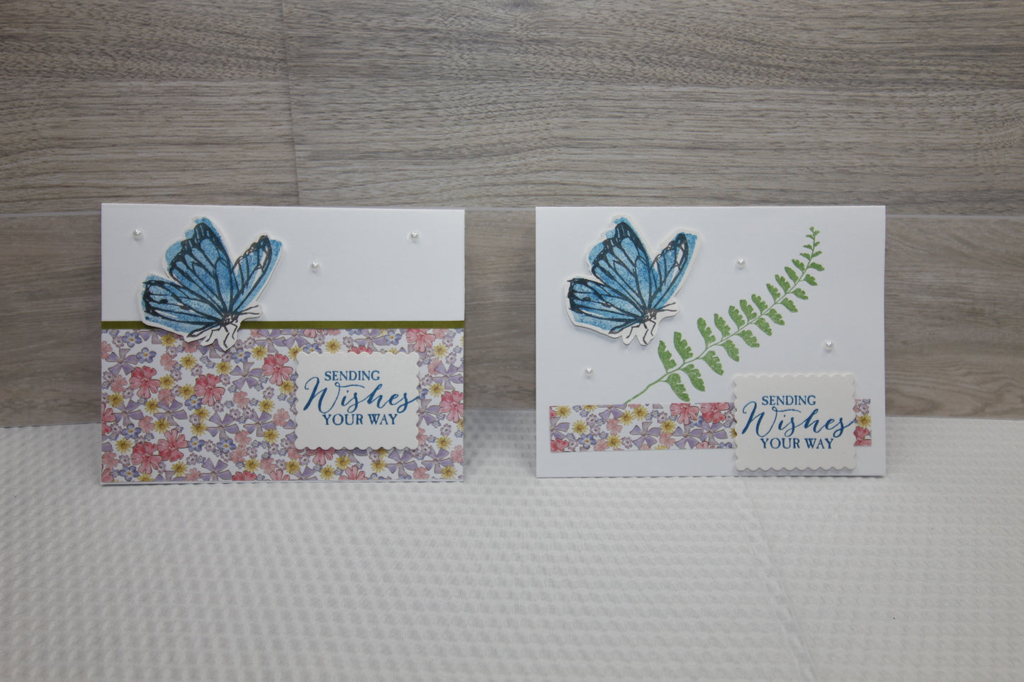 Handcrafted Card Gift Set with Laminated Keepsake Folio – Set of 4