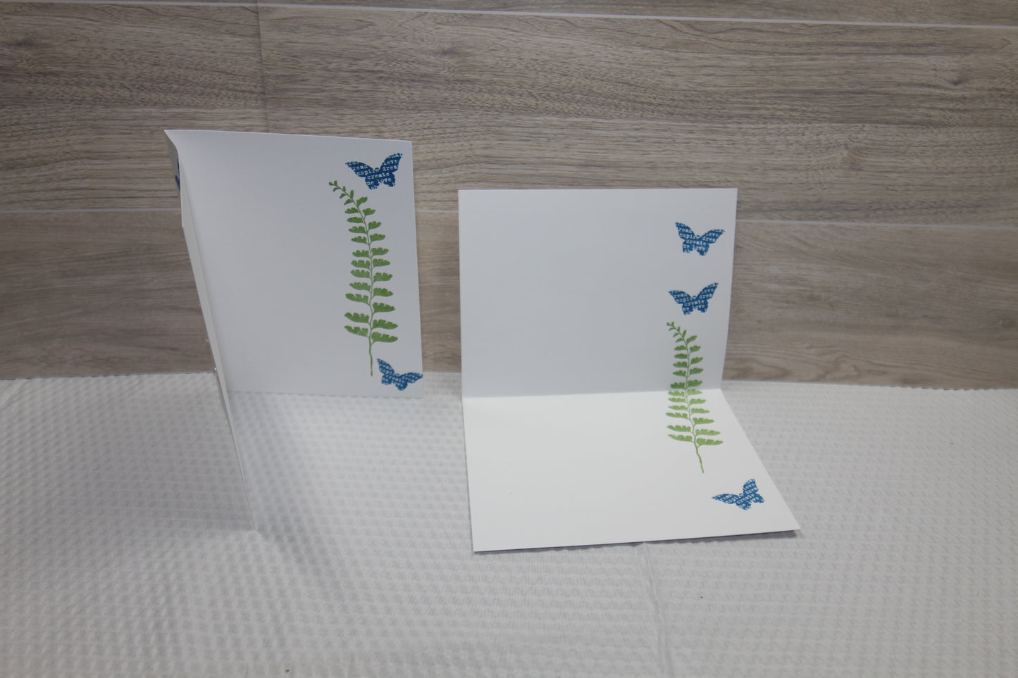 Handcrafted Card Gift Set with Laminated Keepsake Folio – Set of 4