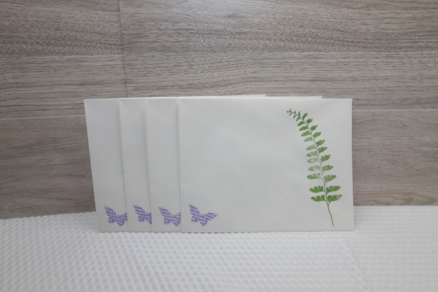 Handcrafted Card Gift Set with Laminated Keepsake Folio – Set of 4