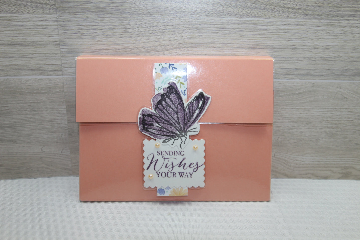 Handcrafted Card Gift Set with Laminated Keepsake Folio – Set of 4