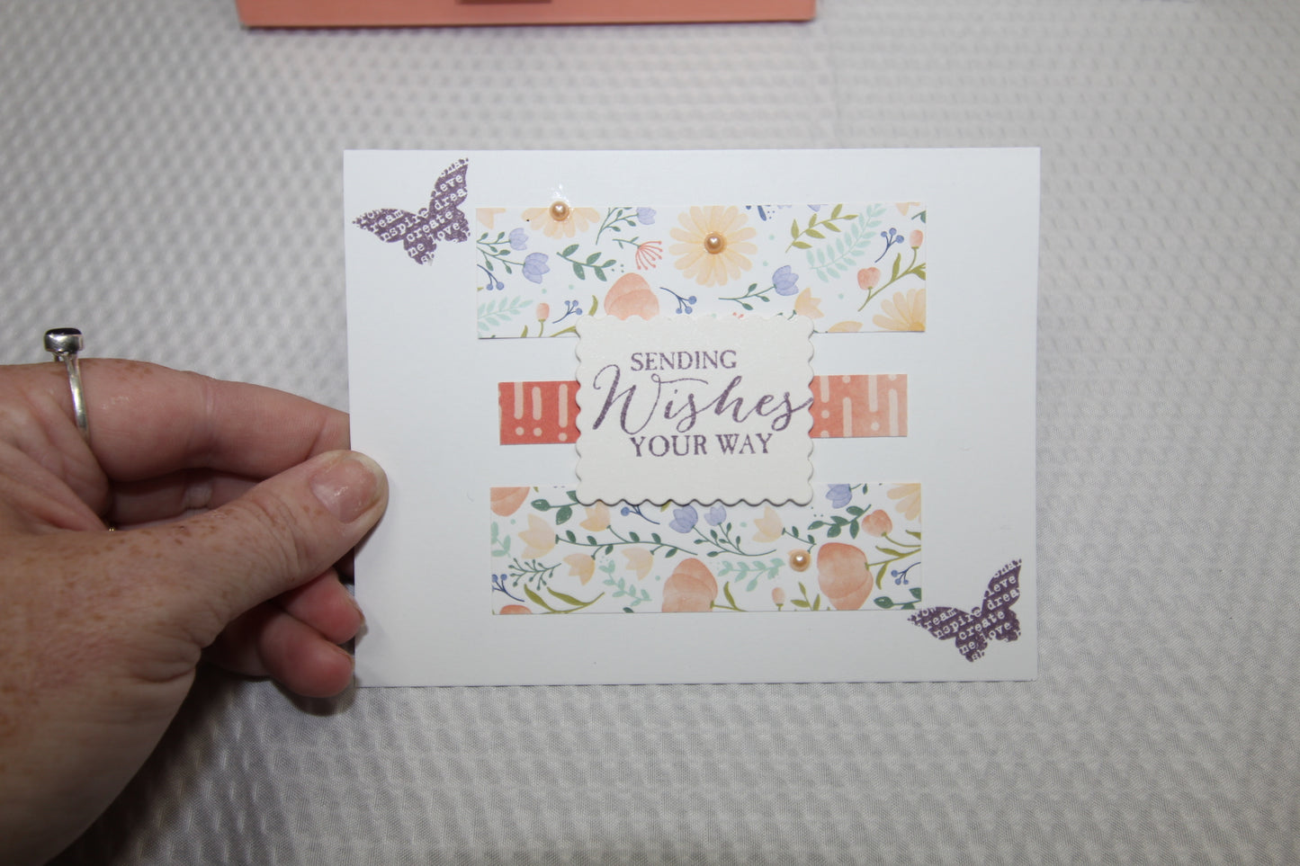 Handcrafted Card Gift Set with Laminated Keepsake Folio – Set of 4
