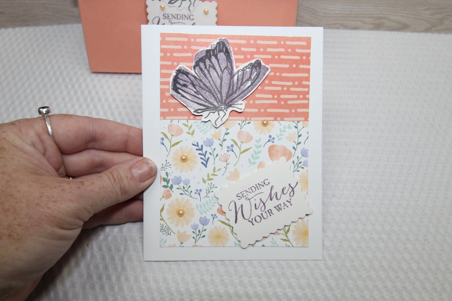 Handcrafted Card Gift Set with Laminated Keepsake Folio – Set of 4