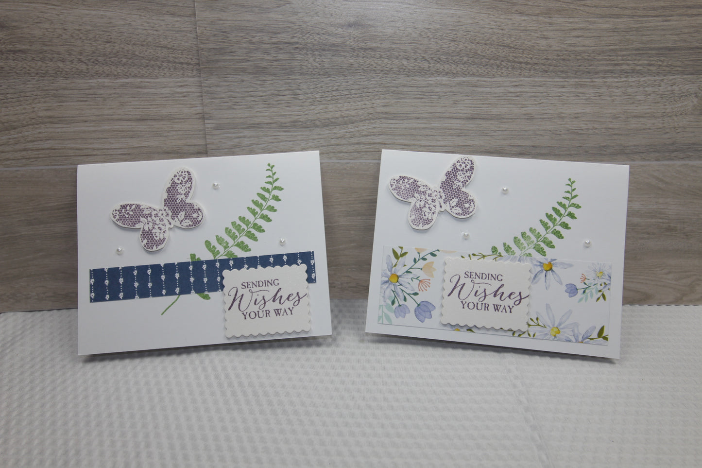 Handcrafted Card Gift Set with Laminated Keepsake Folio – Set of 4