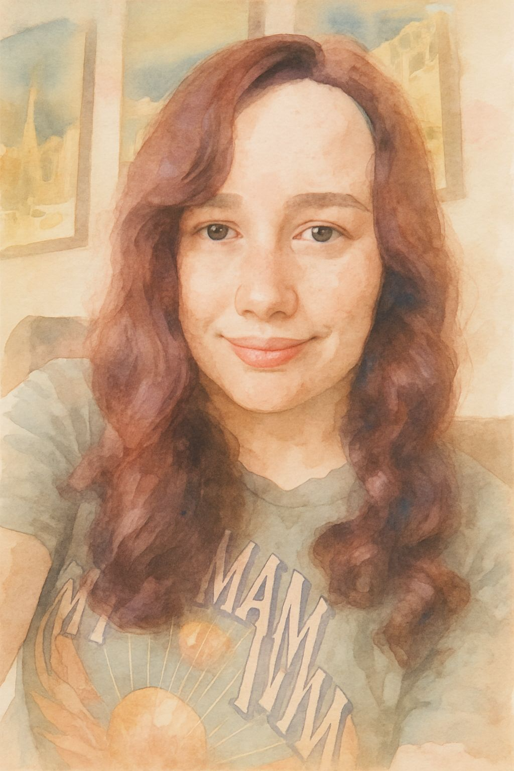 Custom Watercolor Portrait 8" x 10" – Made from Your Photo