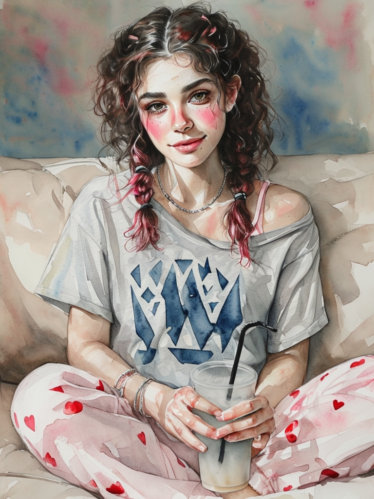 Custom Watercolor Portrait 8" x 10" – Made from Your Photo