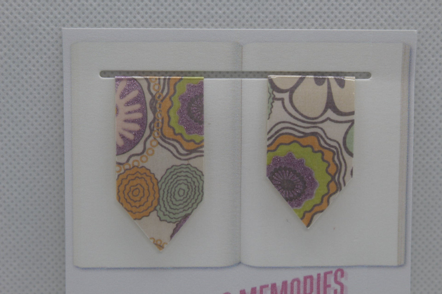 Handmade Magnetic Bookmark / Darts