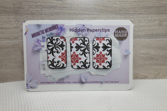 Set of 3 - Handmade Hidden Paperclips