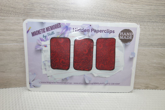 Set of 3 - Handmade Hidden Paperclips