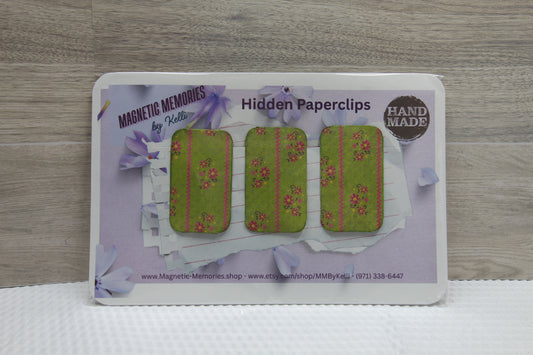 Set of 3 - Handmade Hidden Paperclips