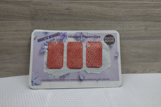 Set of 3 - Handmade Hidden Paperclips (Copy)