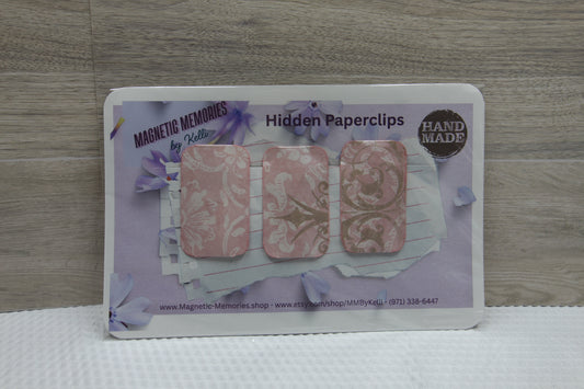 Set of 3 - Handmade Hidden Paperclips