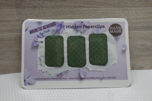 Set of 3 - Handmade Hidden Paperclips