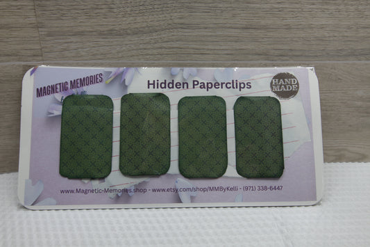 Set of 4 - Handmade Hidden Paperclips