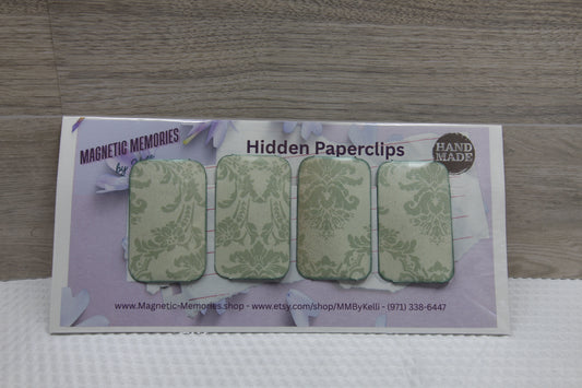 Set of 4 - Handmade Hidden Paperclips