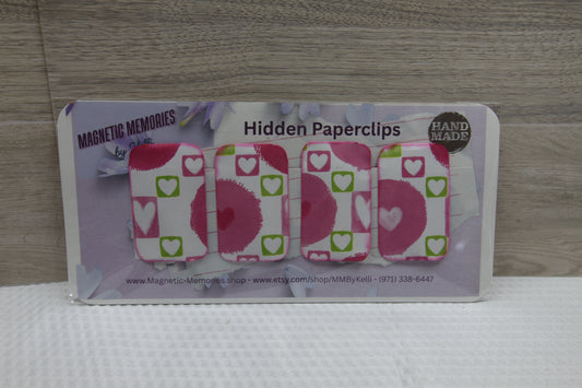 Set of 4 - Handmade Hidden Paperclips
