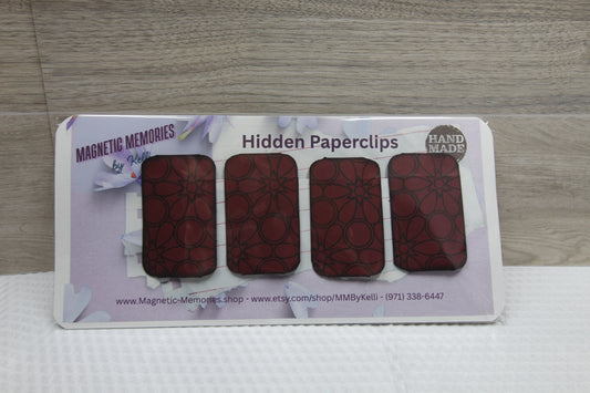 Set of 4 - Handmade Hidden Paperclips