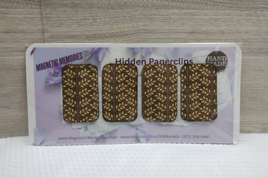 Set of 4 - Handmade Hidden Paperclips