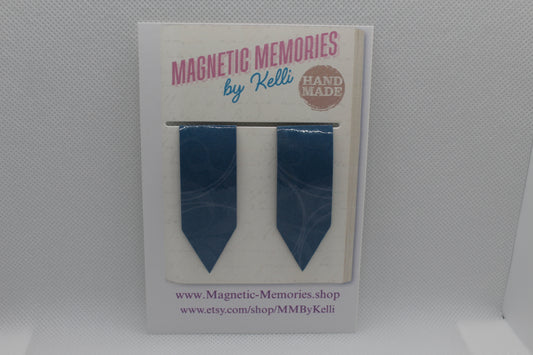 Handmade Magnetic Bookmark / Darts - Large 2.5"