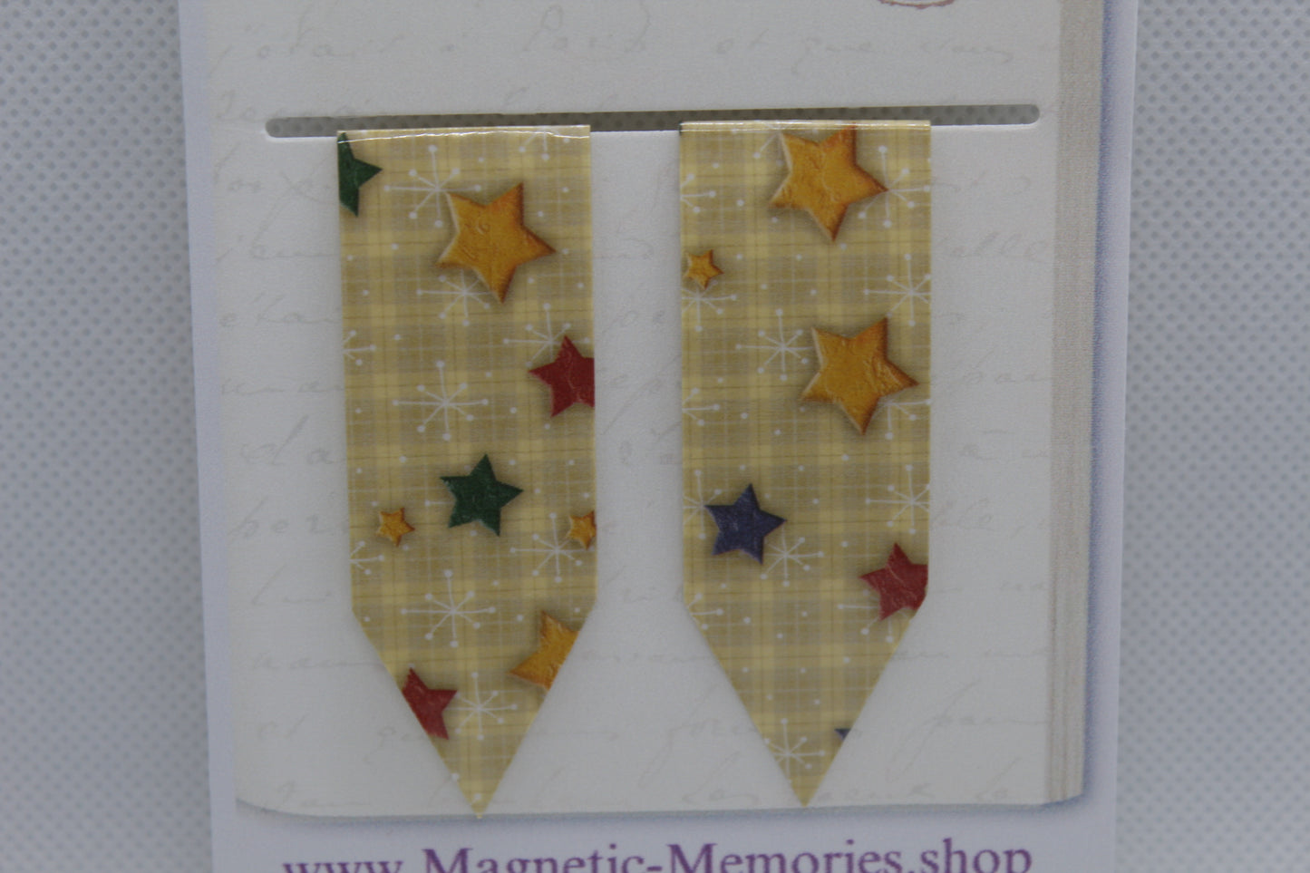 Handmade Magnetic Bookmark / Darts - Large 2.5"