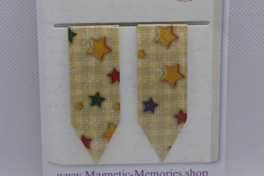 Handmade Magnetic Bookmark / Darts - Large 2.5"